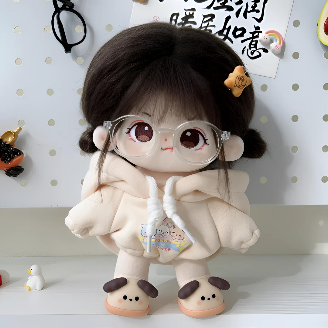Cute Cotton Life 20cm Children's Day Ready-to-Ship Dress-Up Plush Toy, Gift for Girls, Friends, Classmates, Cute Bear Rabbit Outfit