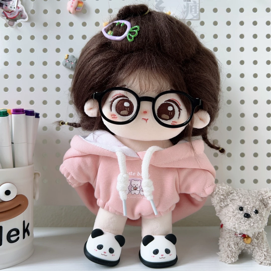 Exquisite Doll "Small Parentheses," 20cm Cute Girl Plush Toy with Clothes, Dress-Up Doll Outfit, Perfect Gift for Female Classmates